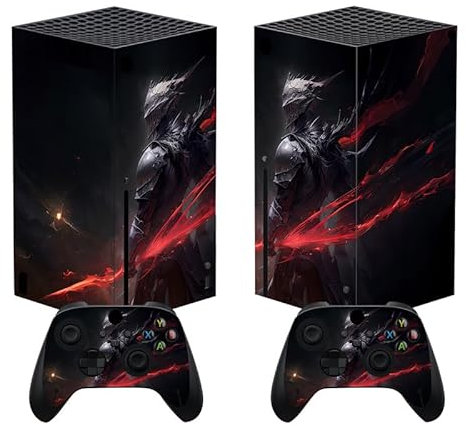 PlayVital Adesivo Skin per Xbox Series X Console&Controller Sticker Decal Cover Vinile per Xbox Series X-Cavaliere dell'Abisso
