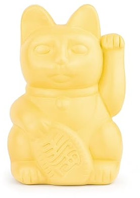 Lucky Cat Money Box | Winkekatze Spardose aus Resin, 15 cm