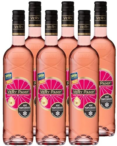 Very Pamp' - Pampelmusewein - Rosé Wein - Aromatisiertes Getränk auf Weinbasis (6 x 0,75L)