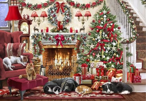 Puzzle 1000 Teile - Cosy Fireplace