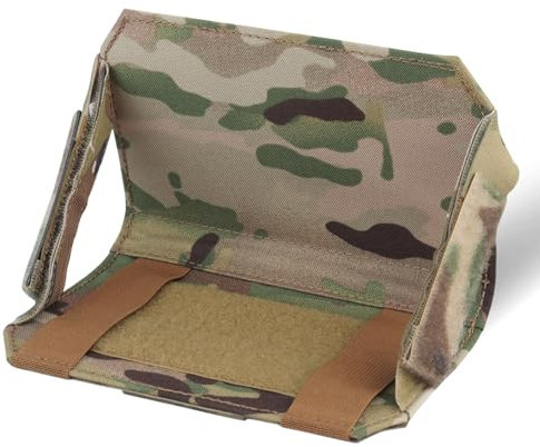 Let Me Be Airsoft Plate Carrier Molle Phone Carrier Outdoor Lightweight Navigation Board,Foldable Admin Pouch Phone Holder Chest Rig Mount Tactical Vest Accessory (Camouflage)