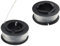 SECURA Fadenspule 1,6mm (2er Set) kompatibel mit WOLF-Garten Li-Ion Power GT 815 7134880 Serie C Freischneider