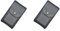 Adoorniequea 2 Set PU-Leder Uhrentasche Taschenuhr Aufbewahrungsbox mit Druckknopf schwarz