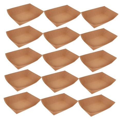 iplusmile 100stücke Wiederverwendbar-papier-trays Für Snacks Und Hot Dogs Robuste Und Lebensmittelechte Servierschalen Für Partys Und Takeout