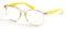 Blue Light Blocking Glasses for Kids Children's Gaming Computer Glasses Anti Headache Glasses Anti Eyes Strain Glasses Lightweight Eyeglasses TV Anti UV Glare Glasses with Blue Light Filter (Yellow)