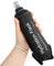 GYGYL Gourde souple en TPU pliable pour sac d'hydratation, gilet de course, bouteille d'eau pliable anti-fuite pour randonnée, cyclisme, escalade, jogging - 500 ml - Noir