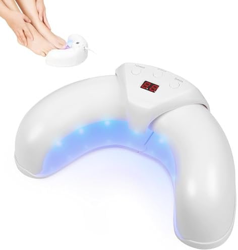 Podoclear Gegen Nagelpilz, Podoclear Nagelpilz Laser Gerät für Mehrere Fingernägel und Zehennägel, Nagelpilz Laser für Beschädigte Und Verfärbte Nägel, Mit Digitalen Displays Und Timing-Funktion