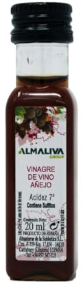 ALMAOLIVA | Box 280 Miniatures of Aged Wine Vinegar - Plastic Bottle 20ml