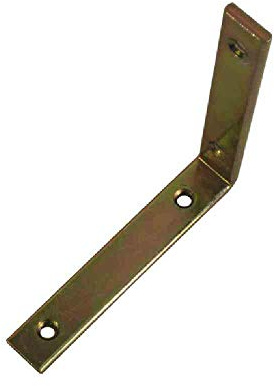 Alberts 333058 Balkenwinkel | schmal | galvanisch verzinkt, dickschichtpassiviert | 80 x 80 x 20 mm