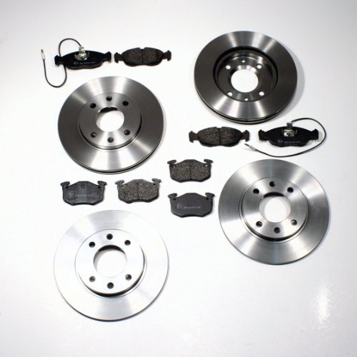 Bremsscheiben/Bremsen Set + Bremsbeläge vorne + hinten