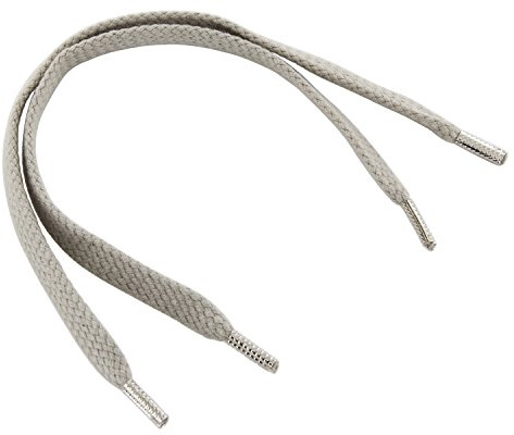 REMA 1 Paar Schnürsenkel Hellgrau - flach - ca. 6-7 mm breit von 20 cm - 500 cm