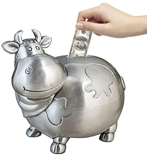 Desconocido Banco de Dinero para niños - Hucha con Forma de Vaca lechera | Caja de Ahorro de Dinero de Banco de Moneda de Dibujos Animados, decoración de guardería de Primeros bebé Generic