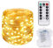 Vicloon LED Fairy Lights, 10 M 100 LED Warm White String Light with Remote and Timer, Cooper String Lights for Gardens, Homes, Wedding, Festival, Christmas Party, Battery-Powered(Battery Not included)