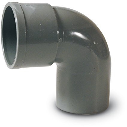 Anzapack 857702K – Gomito in PVC da 87° maschio-femmina da 40 mm.