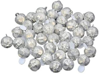 Small White Individual Wireless LED Lights for Balloons, Cake Decoration, Wedding (Pack of 10)