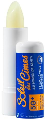 SOLEIL DES CIMES | Stick à Lèvres SPF 50+ - Nourrit, Hydrate & Protège - Idéal pour la montagne - Fabriqué en France