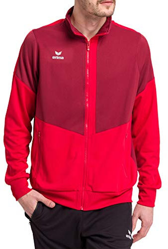 Erima Herren Squad Worker Jacke (1032028), bordeaux/rot, L