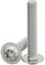 Linsenkopfschraube mit Flansch und Innensechsrund/Torx (ISR,TX) nach Norm: ISO 7380-2 rostfreier Edelstahl A2 V2A Vollgewinde Flanschschraube Flachkopfschraube (M8 x 50 mm, 10 Stück)