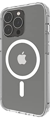 Belkin Protective case with MagSafe for iPhone 13 Pro, antimicrobial coating, UV-resistant materials, integrated magnets and raised edges to protect the camera - Transparent