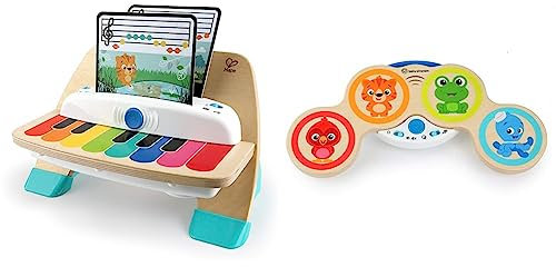 Baby Einstein, Hape & Magic Touch Wooden Drum Musical Toy, Ages 6 Months Plus
