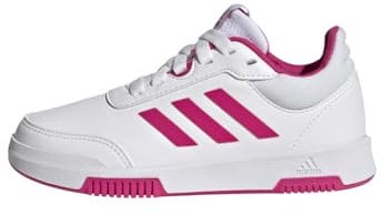 adidas Tensaur Sport Training Lace Shoes, Sneakers Unisex - Bambini e ragazzi, Cloud White Real Magenta Core Black, 32 EU