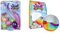 Simba 105953570 - Glibbi Badepinsel, Pinsel mit DREI Badebomben, färbt das Wasser bunt, magischer Zauberstab, ab 3 Jahren & 105953451 - Glibbi Boom Regenbogenbombe, Badewannenspielzeug ab 3 Jahren