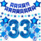 Luftballons 33. geburtstag mann deko blau,Geburtstagsdeko 33 jahre mann,Folienballon 33 Geburtstag Dekoration männer,deko 33. Geburtstag Mann Deko blau,geburtstags banner 33 geburtstag deko Mann