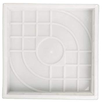 KAREN66 Betonform Schalungsform DIY Pflasterform Kunststoff Betonpflaster Gießform Muster für Beton, Pflastersteine, Terrassenplatten (A, One Size)