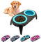 EL ÁTICO PETS Comedero Perro Elevado con Bebedero Antisalpicaduras Perro. Comedero Perro Antivoracidad Desmontable (Azul)
