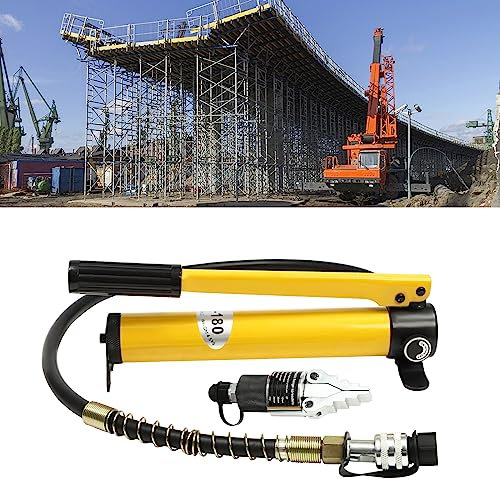 Pressa idraulica Pinza a pressa tubo in rame Pompa idraulica manuale, 8T pinza a pressa per tubi compositi pressa per tubi idraulici, idraulica per riscaldamento acqua industriale installazione a gas