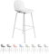 THE SECRET HOME - Taburete de Polipropileno y Metal - Alto. 103 cm x Largo. 48 cm x Ancho. 42 cm - Color Blanco - Asiento Extra para el Hogar - Ideal para Cocina (Modelo 1)