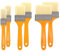 Brochas Pintura Set, 6 Piezas Brochas Pintura, 25/45/75mm Pinceles de Pintura Profesionales para esmaltes y Pinturas, Paredes, Madera, Hierro