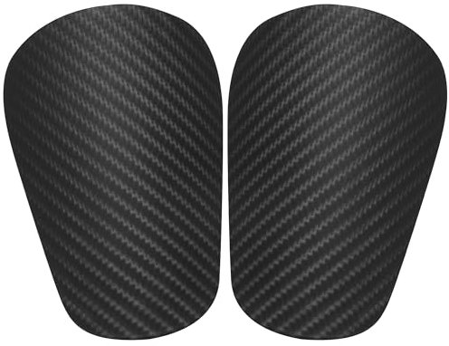 2 Pares Mini Espinilleras Futbol, 8x5CM Espinilleras Pequeñas, Equipo de Protección, Adecuado para Hombres, Mujeres, Niños y Niñas. (8x5CM)