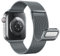 Astorgos Correas Metálica Compatible con Correa Apple Watch Ultra/Ultra2 49mm/Serie 10/9/8/7/6/5/4/3/2/1/SE 42/44/45/46mm,Bracelet Magnética Doble Pulsera de Metal de Acero Inoxidable,Gris