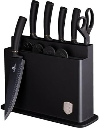 Berlinger Haus Messerset 11-teilig Black Silver Collection | Hochwertige Materialien und stilvolles Design