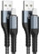 BLACKSYNCZE Cavo iPhone [2Pezzi 3M] Certificato MFi Cavo Caricatore iPhone Carica Rapida Nylon Cavo Lightning Compatibile con iPhone 14 13 12 11 Pro Max 12 13 Mini XR XS Max X 8 7 6s 6 Plus SE 2020