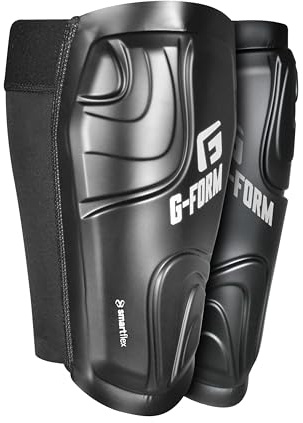 G-Form Volt Soccer Shin Guards, Black