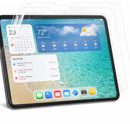 Xiciki 3 Stück Papierfolie Kompatibel für iPad 11. Gen 2025, für iPad 10. Gen 2022, für iPad Air 11 M2 2024 & M3 2025, Anti-Glare Zum Natürlichen Zeichnen & Schreiben (3pcs)
