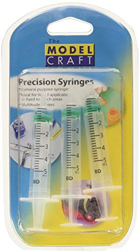 Modelcraft 5 ml Spritzen, 3 Stück, weiß