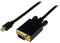 StarTech.com 3 ft Mini DisplayPort to VGA Adapter Cable - mDP to VGA Video Converter - Mini DP to VGA Cable for Mac / PC 1920x1200 - Black (MDP2VGAMM3B)
