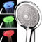 Luminex by PowerSpa LED-Handbrause, 7 Farben, 4 Einstellungen, mit Luftstrahl-LED-Turbo-Druckdüse, 7 leuchtende Farben wechseln automatisch alle paar Sekunden