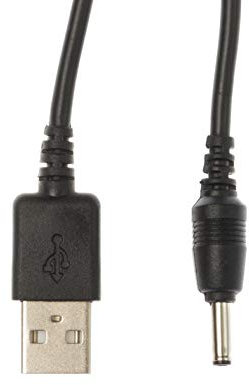 Kingfisher Technology - 2m Black USB Charger Charging Power Cable Lead Adaptor (22AWG) Compatible with Remington MB4045 Beard Trimmer