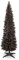 Trans Continental 6ft Black Pencil Slim Christmas Tree (CT07672)
