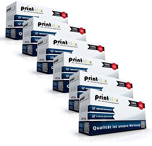Print-Klex 6x Kompatible Patronen kompatibel für HP DesignJet 30 N DesignJet 90 DesignJet 90 GP DesignJet 90 R C5016A C9425A C9428A C9426A C9429A C9427A BK C LC M LM Y-Color Line Serie