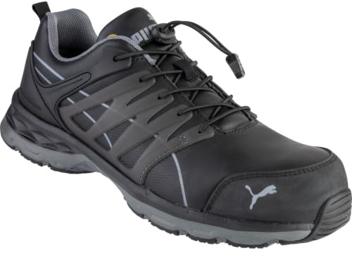 Puma Safety Velocity 2.0 Lace Up Shoe Black - Impulse.Foam Midsole, TPU Torsion Control Element
