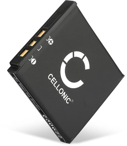 CELLONIC, Akku für Kamera, kompatibel mit Rollei NP-40, Compactline 200, DA101, CL200 (3.7V, 700mAh)