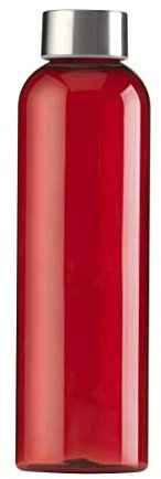 eBuyGB BPA Free Tritan Plastic Reusable Leakproof Eco-Friendly Travel Sports Fitness Gym Water Bottle, 650ml, Red