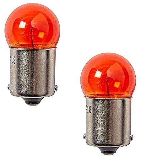 cyclingcolors 2x 12V 10W BA15S orange glühbirne glühlampe birne auto motorrad moped mofa mokick roller