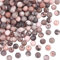OLYCRAFT 186pcs 4mm Natural Rosa Zebra Perlen Gestreifte Jade Perlen Runde Lose Edelsteinperlen 2 Strang Energiestein Perlen Für Armbänder Naturstein Perlen Für Armband Halskette Schmuckherstellung