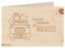 Holzgrußkarte - Hochzeitskarte - 100% handmade in Österreich - Postkarte Glückwunschkarte Geschenkkarte Grußkarte Klappkarte Karte Einladung, Motiv:HERZLICHEN GLÜCKWUNSCH ZUR HOCHZEIT Zirbe
